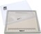 The Beadsmith Treasure Mat Tray and Mat - 11 x 14 Inches - Grey Flocked Tray with Cover - Non-Slip, Rubber Base Mat - Design Board for Jewelry Making